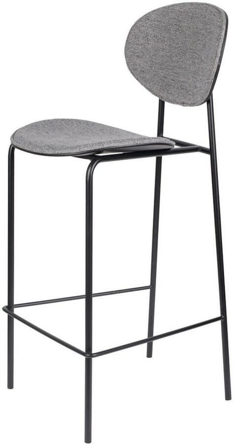 Puur Drammen counter barstoel 66 cm grijs (Set van 2)