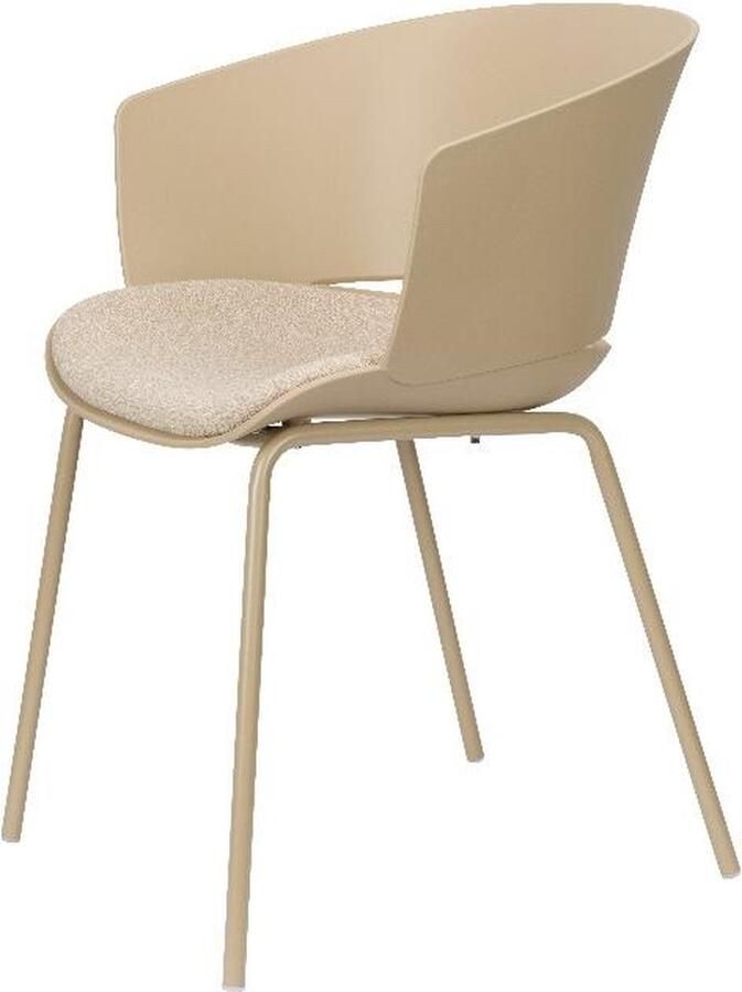 Puur Effie eetkamerstoel beige (Set van 4)