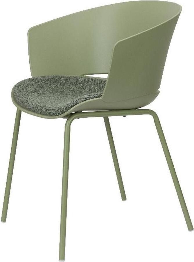 Puur Effie eetkamerstoel groen (Set van 4)