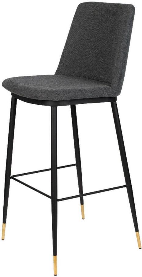 Puur Larvik barstoel 75 cm donkergrijs (Set van 2)