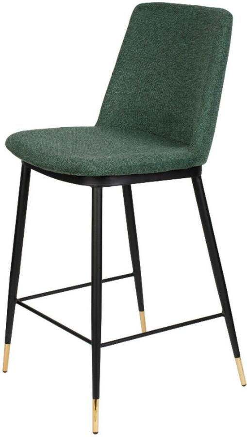 Puur Larvik counter barstoel 65 cm donkergroen (Set van 2)