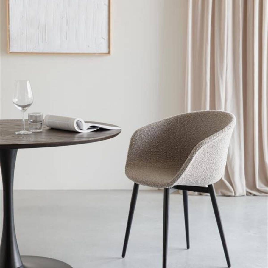 Puur Siem eettafel bruin zwart - Foto 2