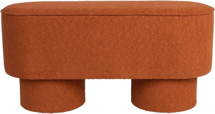 Puur Sylvia Bench rood bruin