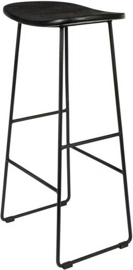 Puur Trondheim barkruk 76 cm zwart