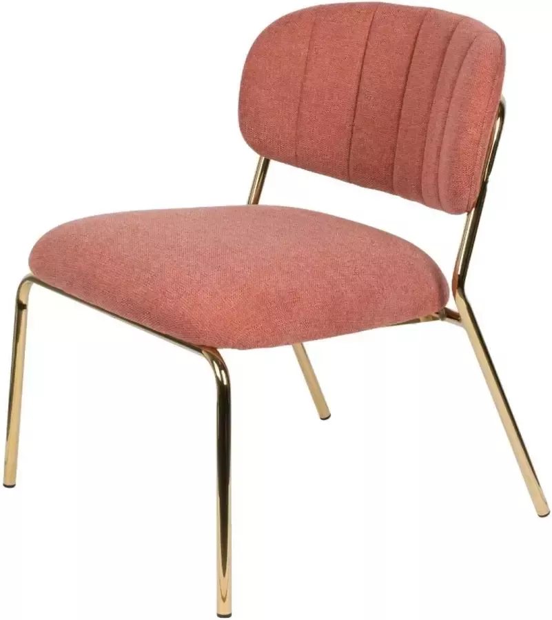 Puur Viken fauteuil roze goud (Set van 2)