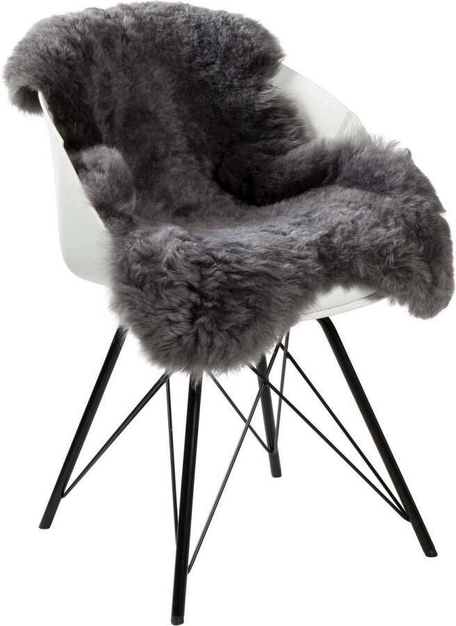 PS-Collection PuurLoom Kleed 100x65cm Grijs Kort Schapenvacht vloerkleed rond vloerkleed kinderkamer vloerkleed laagpolig koeienhuid vloerkleed schapenvacht medicinaal schapenvacht ijsland