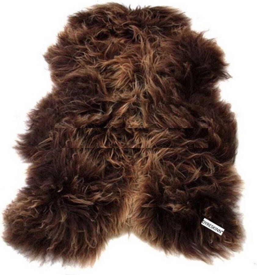 PS-Collection PuurLoom Kleed 100x65cm Natural Bruin Schapenvacht IJslands vloerkleed rond vloerkleed kinderkamer vloerkleed laagpolig koeienhuid vloerkleed schapenvacht medicinaal schapenvacht ijsland