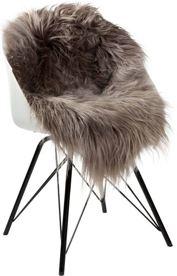 PS-Collection PuurLoom Kleed 100x65cm Taupe Schapenvacht IJslands vloerkleed rond vloerkleed kinderkamer vloerkleed laagpolig koeienhuid vloerkleed schapenvacht medicinaal schapenvacht ijsland vloerkleed 160x230
