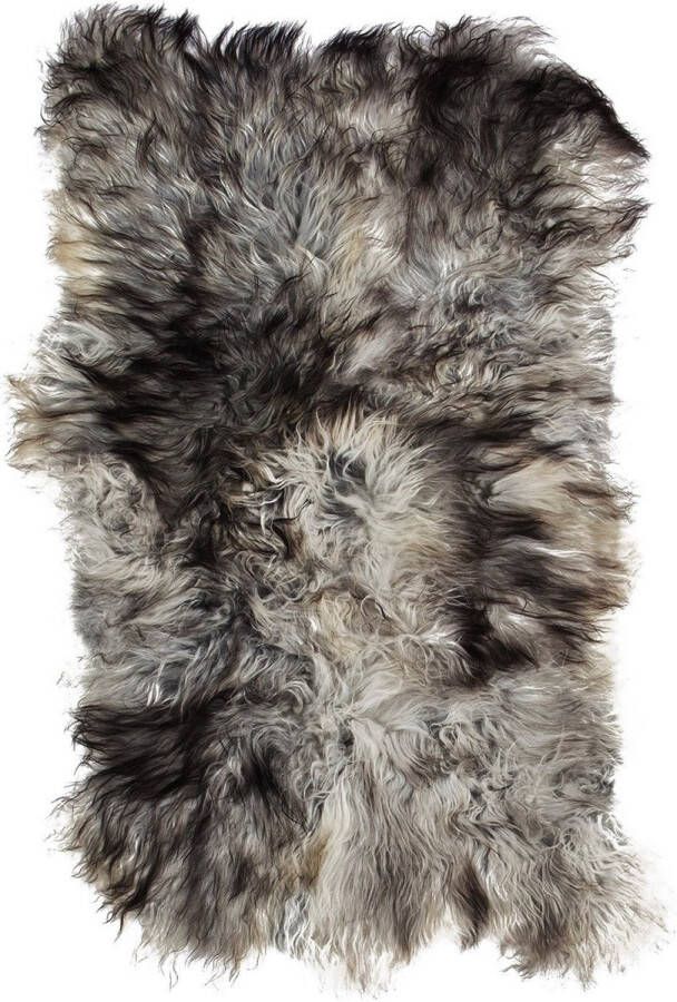 PS-Collection PuurLoom Kleed 140x210cm Grijs Schapenvacht 4 Stuks vloerkleed rond vloerkleed kinderkamer vloerkleed laagpolig koeienhuid vloerkleed schapenvacht medicinaal schapenvacht ijsland
