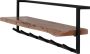 PW-Collection DePauwLiving Edge shelve 6 haken Kapstok LxBxH = 100 x 25 x 32cm Bruin Hangkapstok Kapstok Haken Hangend Industrieel Wandkapstok - Thumbnail 2