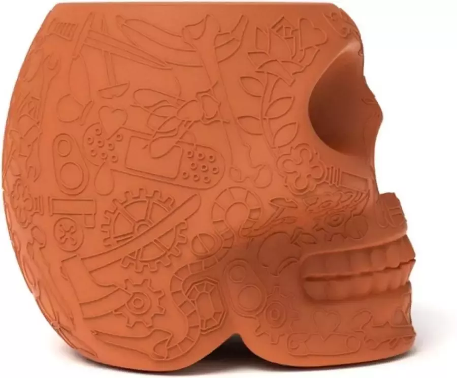 Qeeboo Kruk Bijzettafel Mexico terracotta