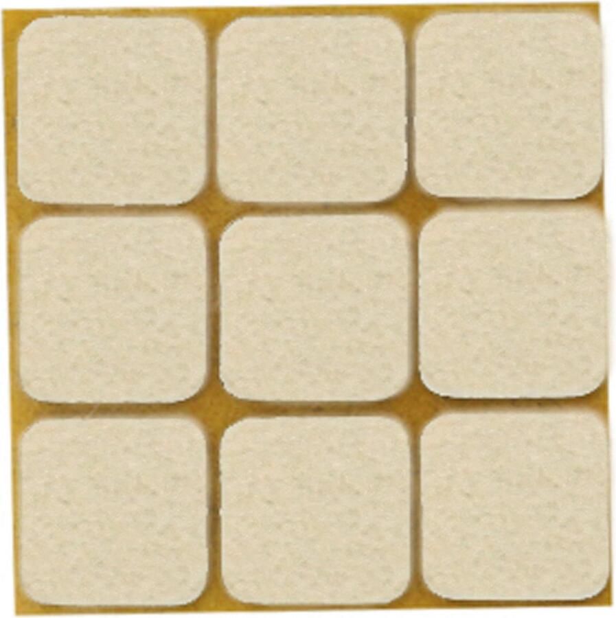 Qlinq Anti-krasvilt 1x knipvel wit 150 x 200 mm rechthoek zelfklevend meubel beschermvilt