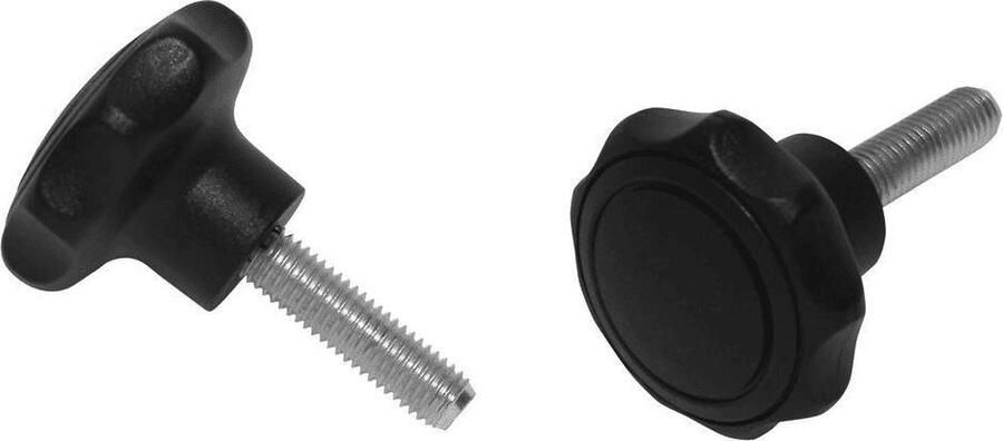 Qlinq sterknop M8 x 36 zwart |Ø 50 mm 2 STUKS