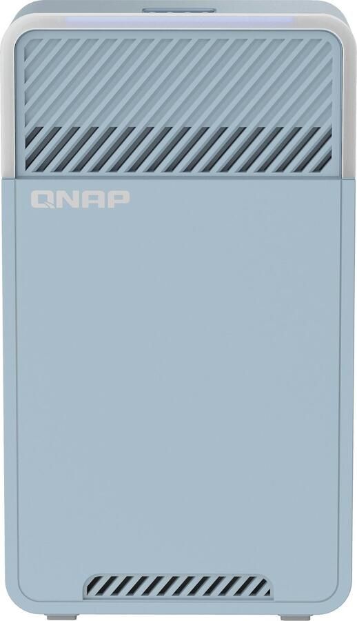 QNAP QMiro-201W draadloze router Gigabit Ethernet Dual-band (2.4 GHz 5 GHz) Blauw