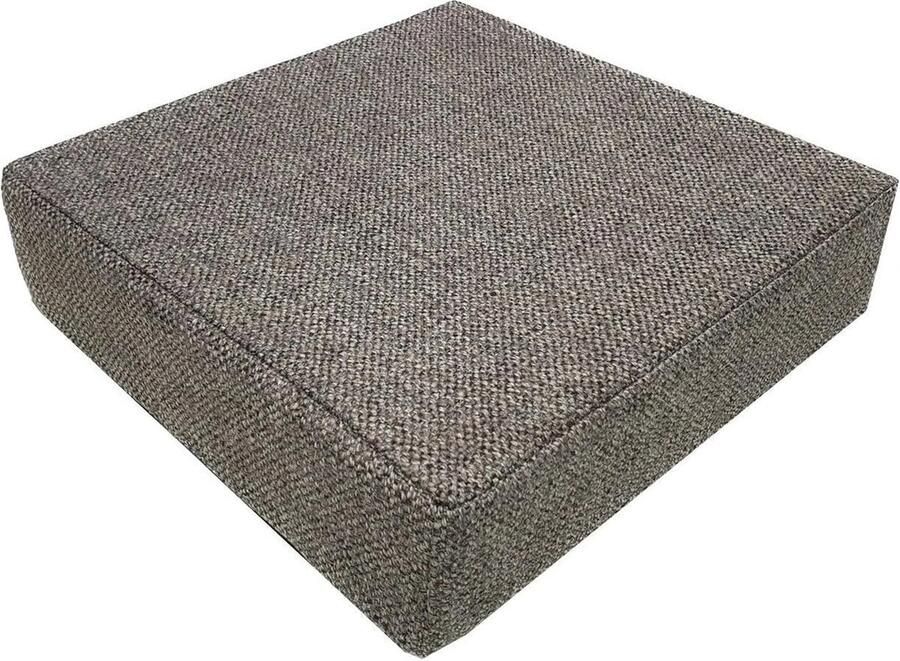 QPFO Orthopedisch Zitkussen voor Stoelen en Vloer Comfortabel Kussen voor Rugontlasting 40x40x10 cm Bruin