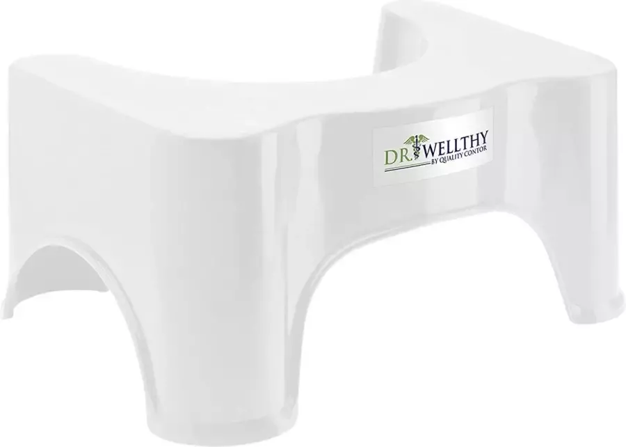 Quality Control Dr. Wellthy toiletkruk 41 5x24x17cm wit gezonde darmflora