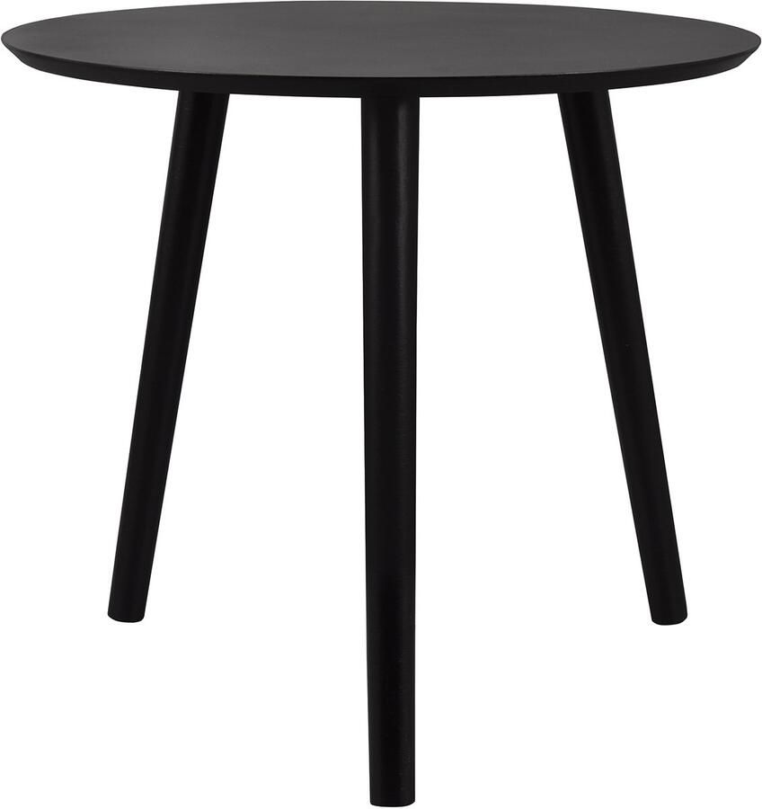 TRIO Bijzettafel Wilma Rond 50cm Zwart MDF