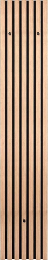 Qualu Kapstok Torna Geve Wandgarderobe 25x160cm Eiken MDF