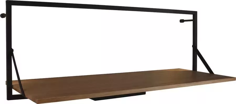 Qualu Wandrek Torna Lino Rek met LED Verlichting 10W Warm Wit 3000K Zwart