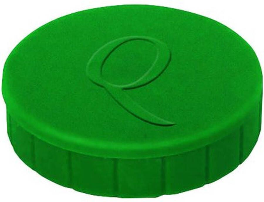 Quantore Magneet 32mm 800gr groen 10 stuks Doos a 10 stuk 12 stuks