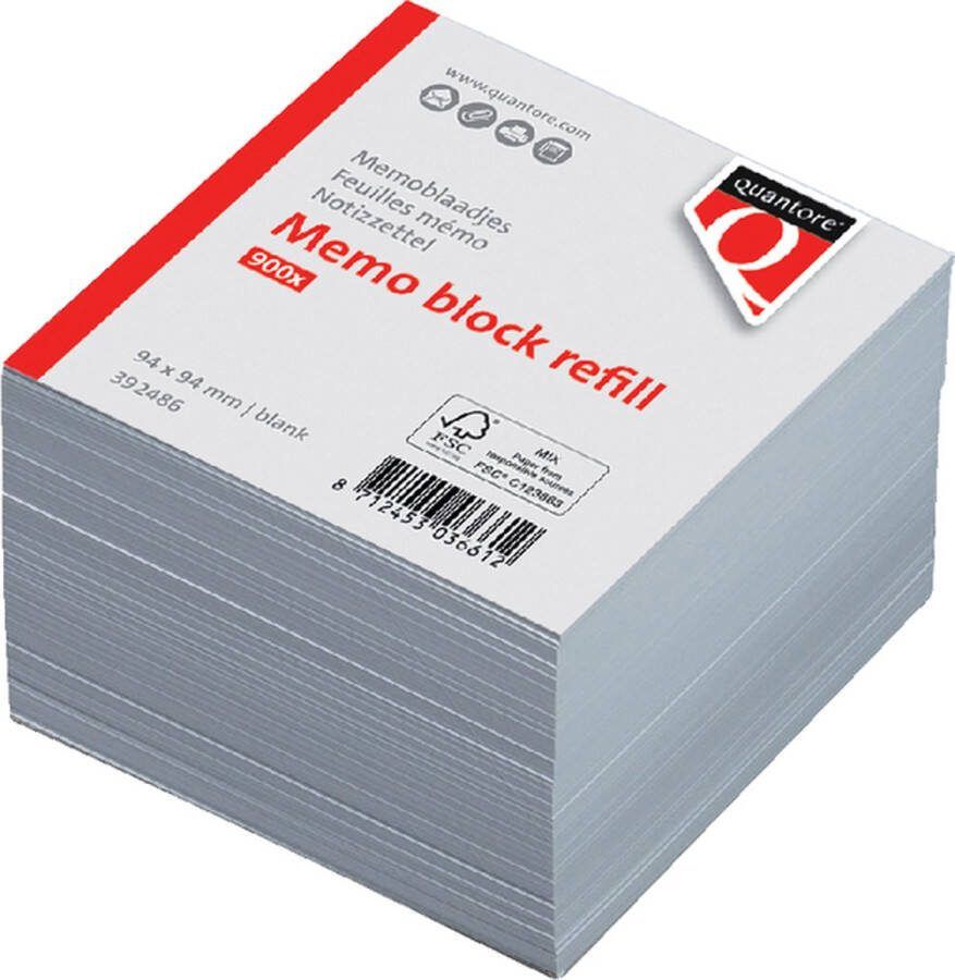 Quantore Memoblok losbladig 94x94x90mm 900v Stuk a 900 vel 12 stuks - Foto 1