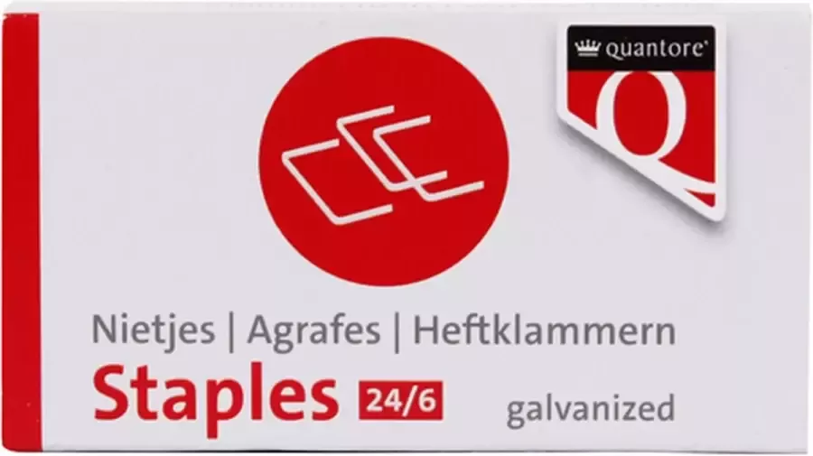 Quantore Nieten 24 6 1000stuks verzinkt 5 stuks 5 stuks