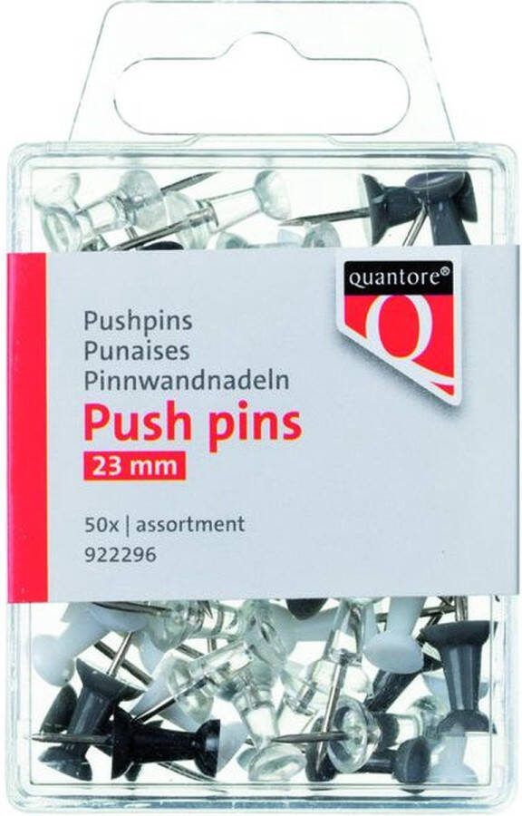 Quantore Push pins assorti Blister a 50 stuk 10 stuks