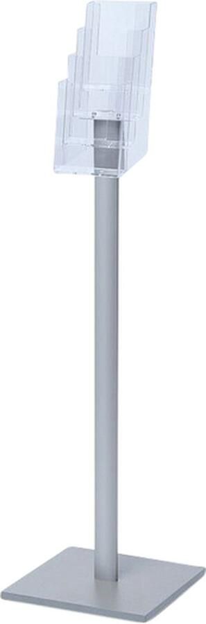 Quantore Brochurehouder quan met standaard 4x 110x140x30mm