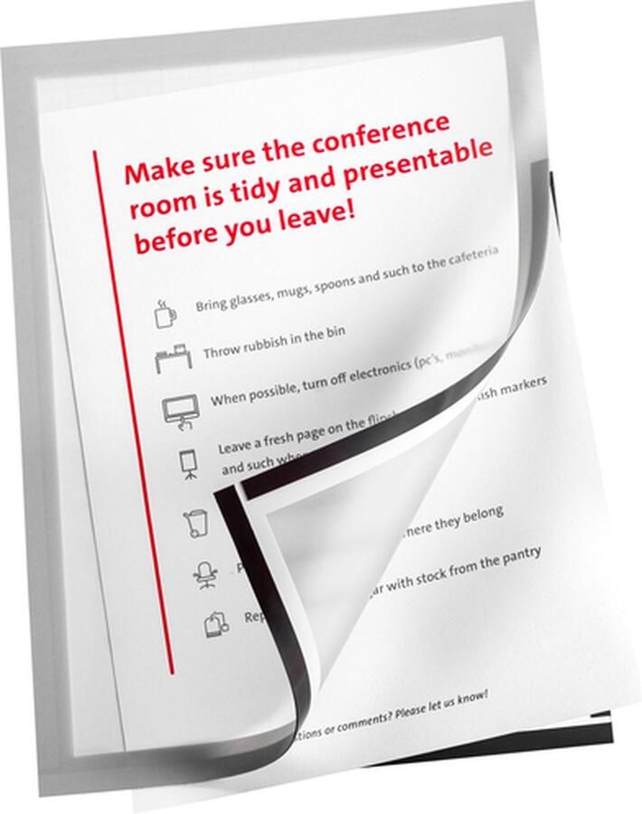 Quantore Frame A3 zelfklevend zilver 2 stuks