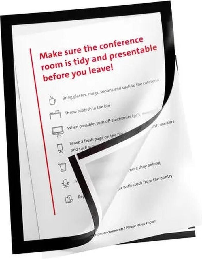 Quantore Frame A5 zelfklevend zwart 2 stuks