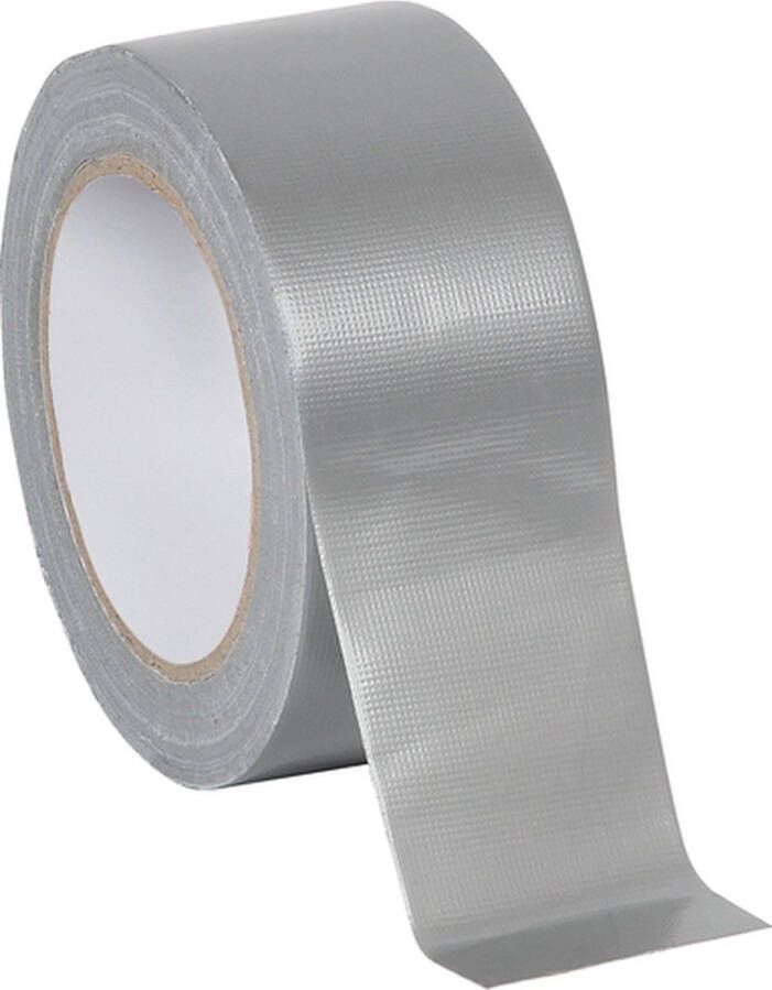 Quantore Tape duct 48mm x 50m zilver Stuk a 1 rol 12 stuks