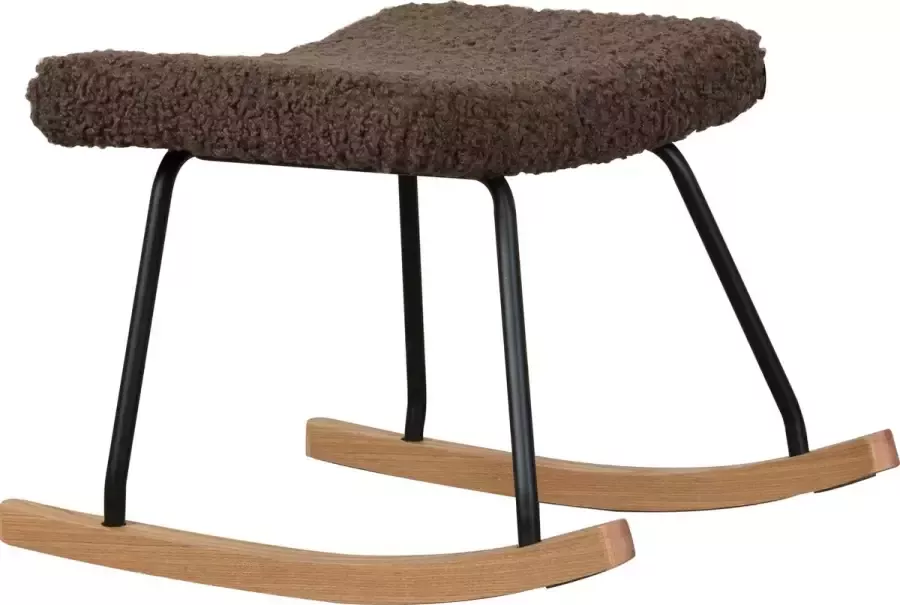 Quax Hocker voor Rocking Adult Chair De Luxe Bison (Teddy Brown)