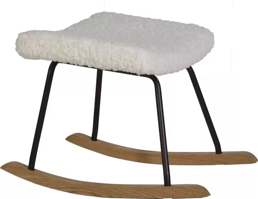 Quax Hocker voor Rocking Adult Chair De Luxe Limited (Teddy White)