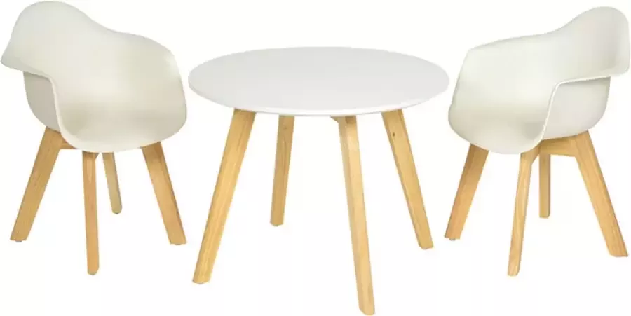 Quax Kinder Tafel met stoeltjes Wit