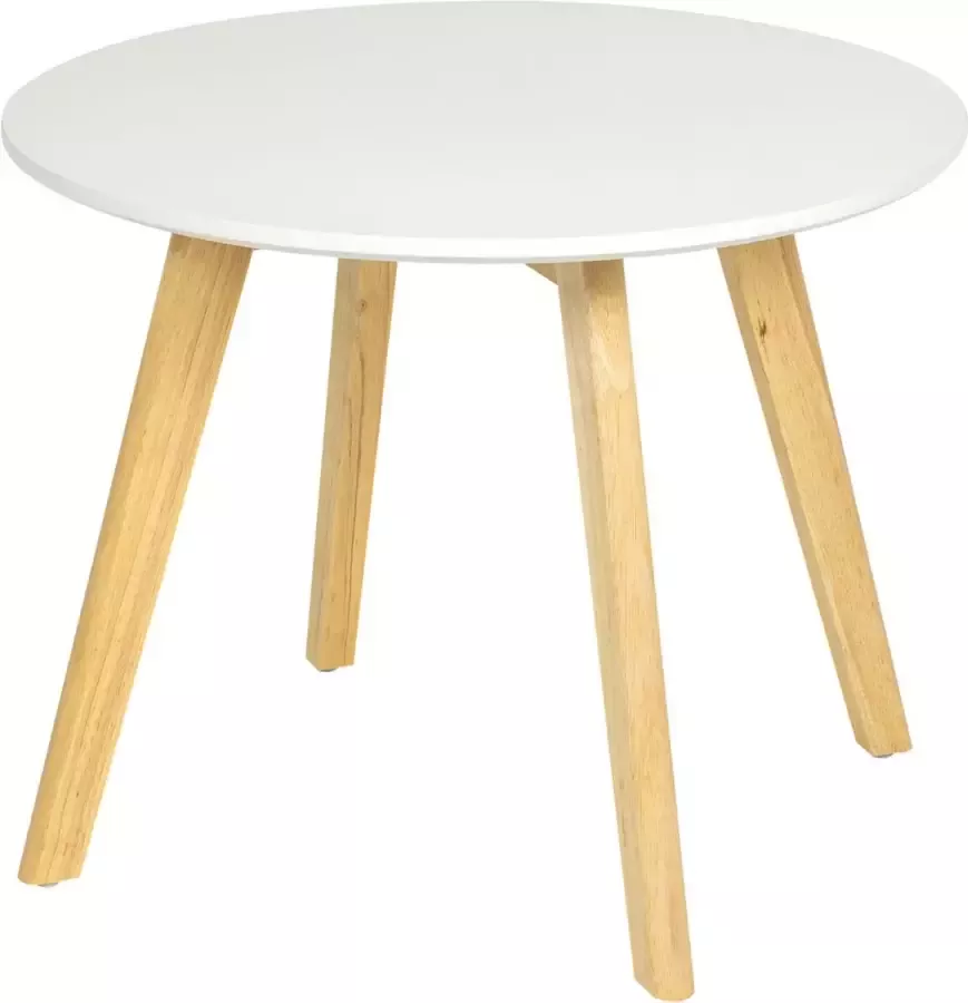 Quax Kindertafel Rond Design wit