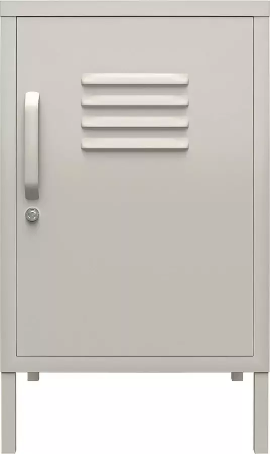 Queer Eye Bradford Sidetable met 1 deur in taupe metaal