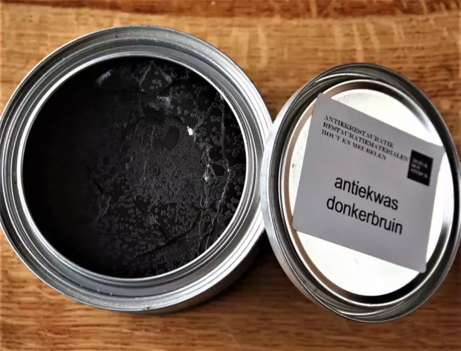 De Vesting Quick color wax (antiekwas boenwas Terpentijnwas ) zwart - Foto 3