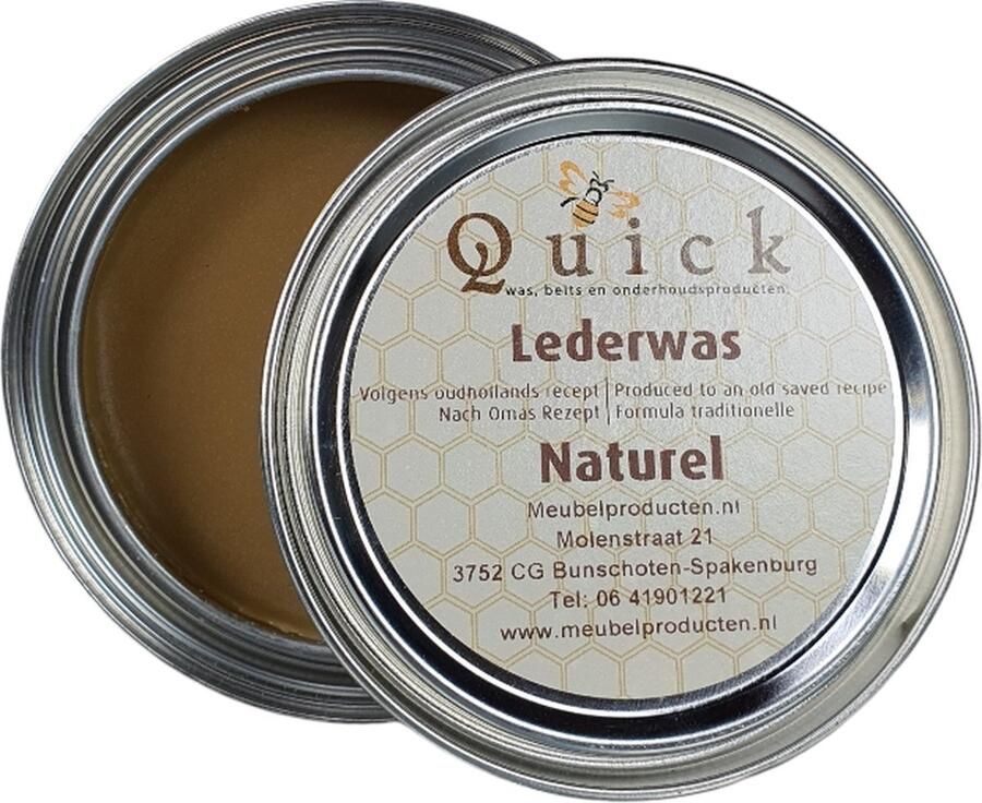 Quick-was Quick Antique Wax Clear Meubelwas Onderhoudsmiddel Transparant 375 ml