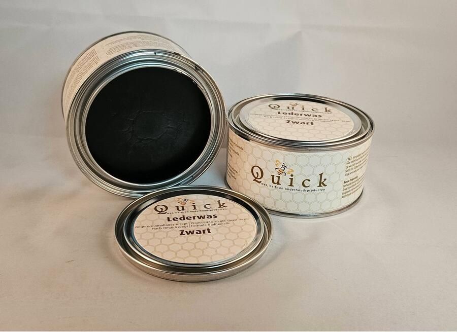 Quick-was Quick Lederwas Zwart 375 ml