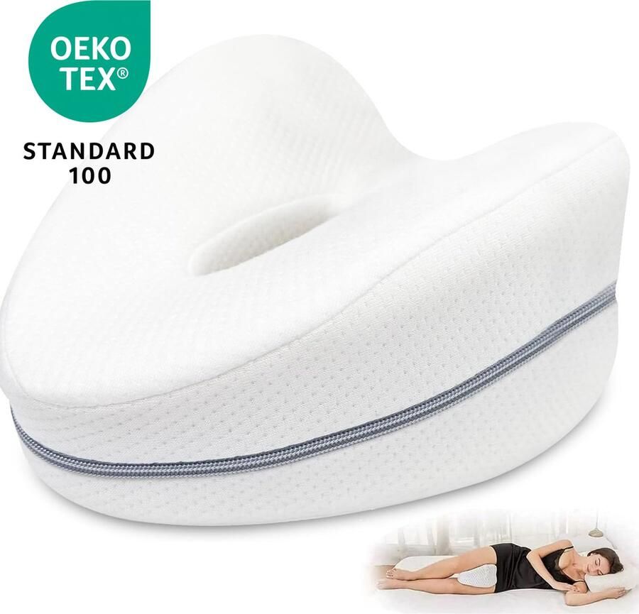 Quincs Kniekussen orthopedisch kniekussen voor in bed zijslapers kniekussen voor in bed orthopesich been kussen kniekussen voor in bed