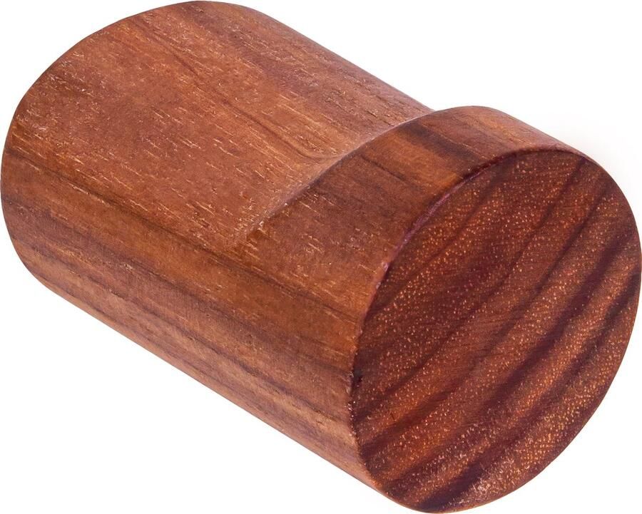 QUVIO Kledinghanger Ophanghaak Kleding haak Kapstok haakje Wandkapstok Kapstok haken Kapstokken Wandhaakje Haakje voor in de badkamer hal of keuken Hout Donkerbruin