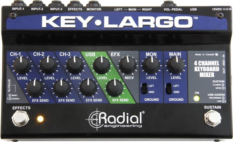 Radial Key-Largo Keyboard mixer