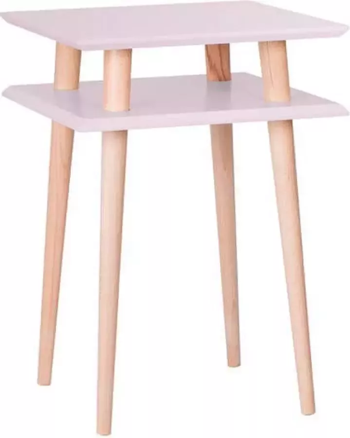 Ragaba Ufo Square Bijzettafel High Roze