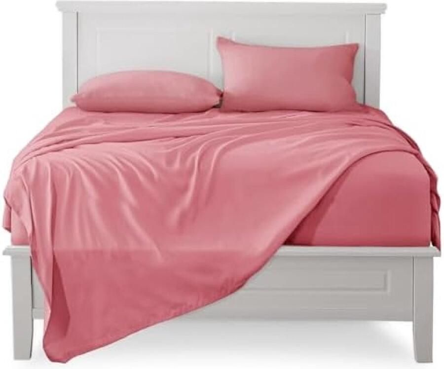 RALA Beddengoed 180 x 190-200 cm 4-delig 100% katoen hoeslaken 180 x 200 cm bedlaken voor eenpersoonsbed 250 x 280 cm 1 kussensloop 50 x 80 cm