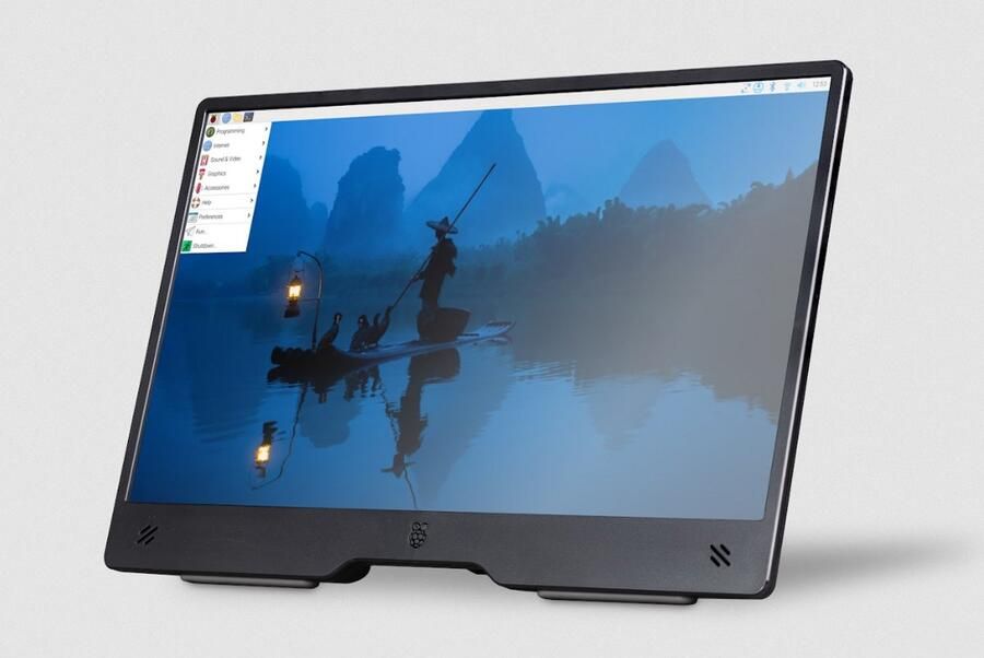 Raspberry Pi Raspberry Pi 15 6 inch portable monitor HDMI display Zwart