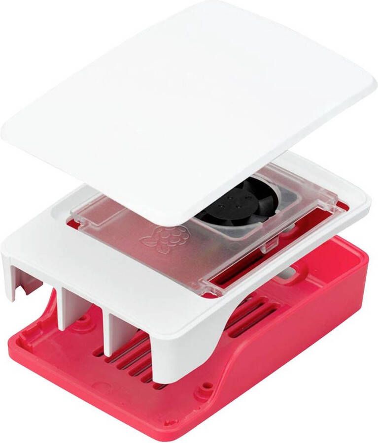 Raspberry Pi SBC-behuizing Geschikt voor serie: Raspberry Pi Rood Wit