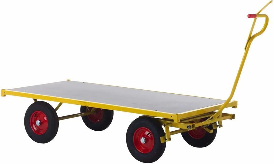Ravendo Heavy Duty Transportwagen TW Draagvlak 1500x500 mm Met remmen Draagvermogen 1200 kg