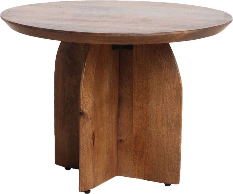 Raw Materials Bijzettafel Bullnose 55 cm Bruin