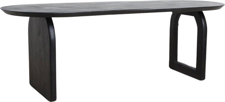 Raw Materials Bullnose eettafel ovaal Mix onderstel Zwart 200 cm - Foto 2