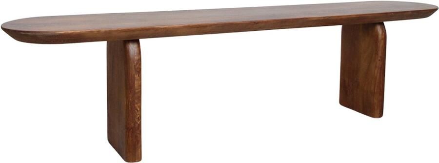 Raw Materials Bullnose eetkamerbank Bruin 180 cm